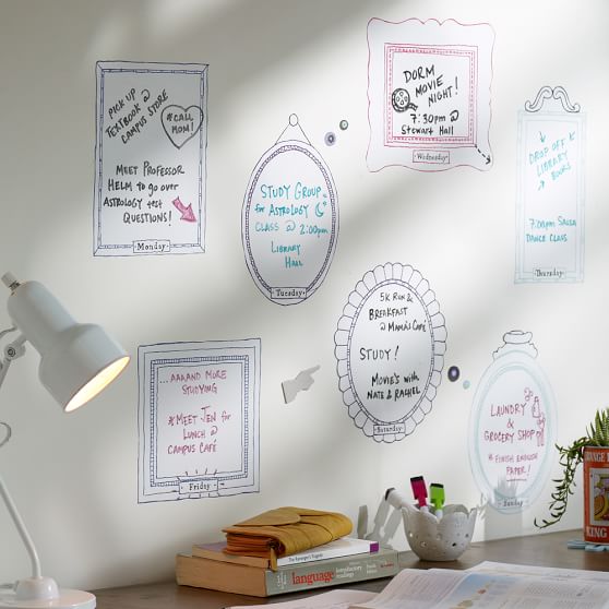 Jewel Framed Daily Calendar Wall Decals Pottery Barn Teen