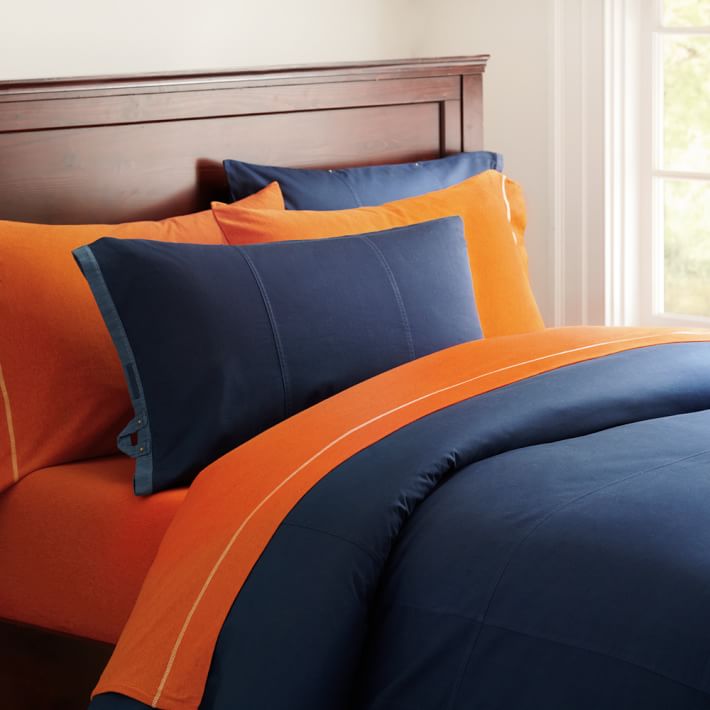 Classic Metro Boys Duvet Cover Pillowcase Sale Pottery Barn Teen