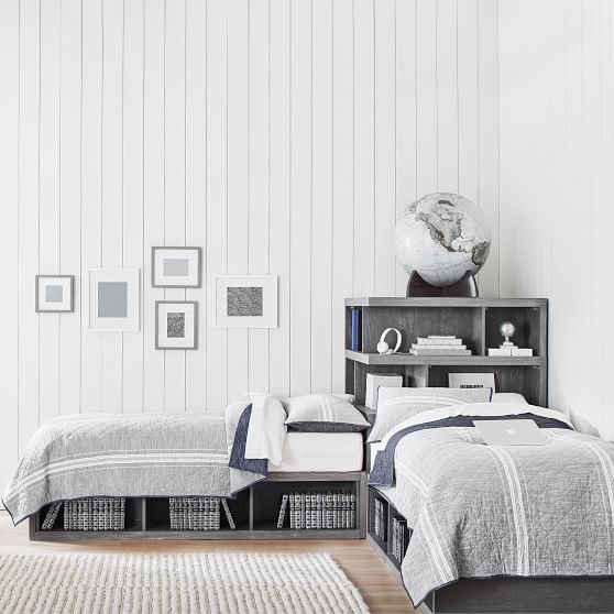 StoreIt Corner Bed Unit Superset Teen Bedroom Set Pottery Barn Teen