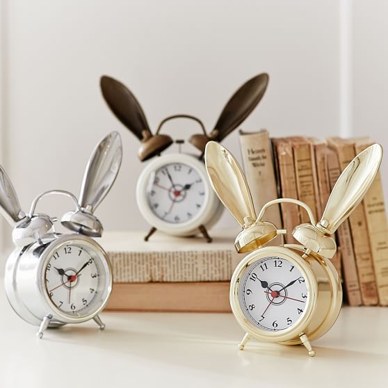 The Emily Meritt Bunny Alarm Clocks Tech Accessory Pottery