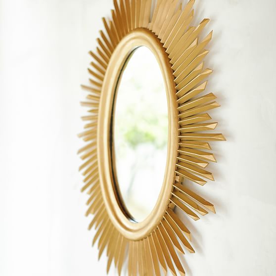 Gold Sunburst Mirror Pottery Barn Teen
