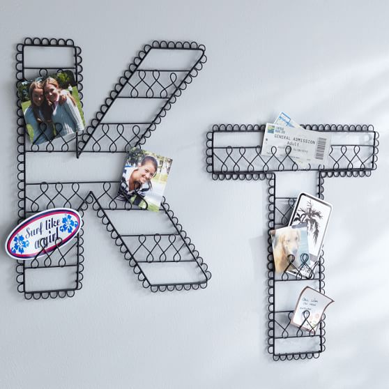 Wire Wall Letters Decor Pottery Barn Wire Wall Letters Decor