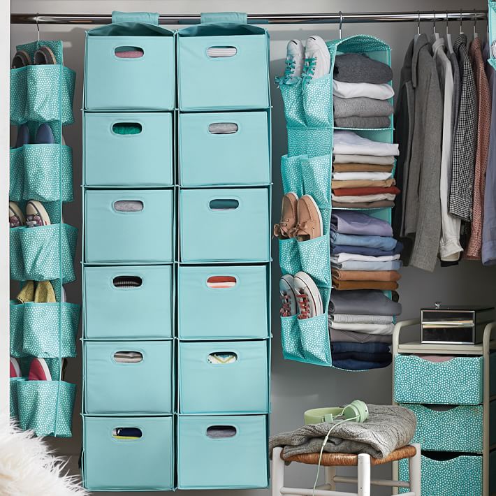 Rotating Hanging Closet Storage Sale Pottery Barn Teen