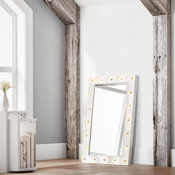 Marquee Light Mirrors Pottery Barn Teen