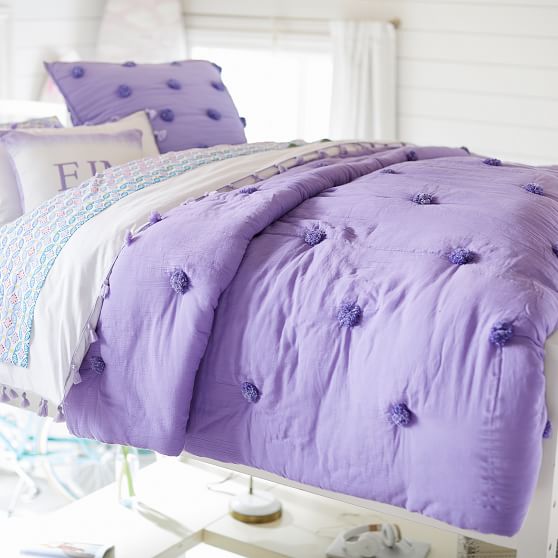 Crinkle Puff Girls Quilt Sale Pottery Barn Teen