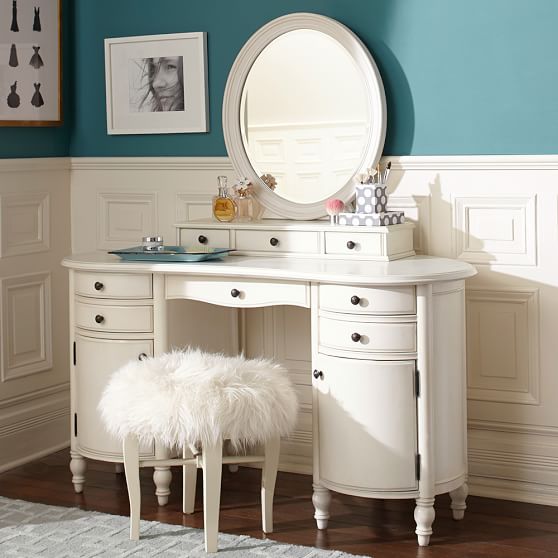 Sophie Vanity Table  Teen Vanity Sets  Pottery Barn Teen