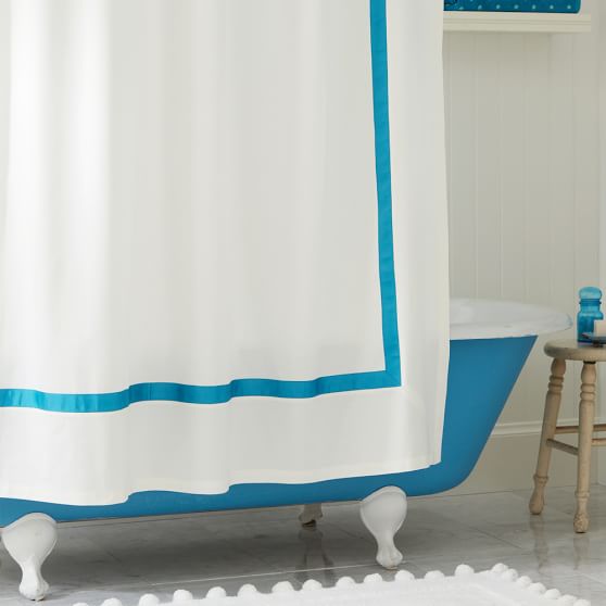 Suite Ribbon Shower Curtain Sale Pottery Barn Teen