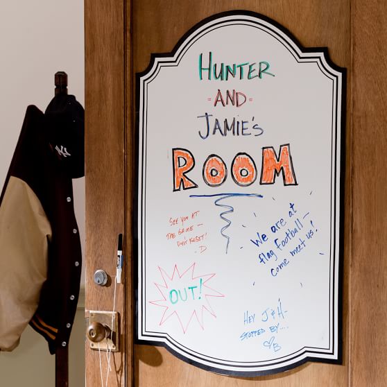 Classic Door Message Board Decal Pottery Barn Teen