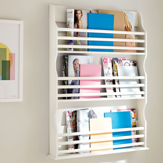 Coraline Magazine Rack Pottery Barn Teen