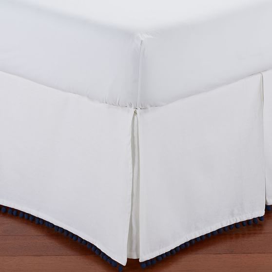 Pom Pom Bed Skirt Pottery Barn Teen