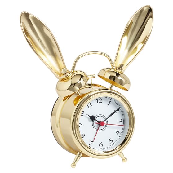 The Emily & Meritt Bunny Alarm Clocks | Tech Accessory | Pottery Barn Teen
