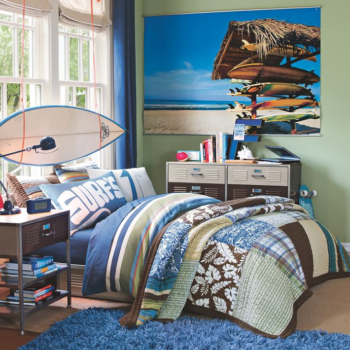 Longboards Wall Mural Decor Pottery Barn Teen