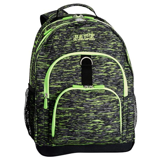 Green Static Extra Large Backpack Pottery Barn Teen