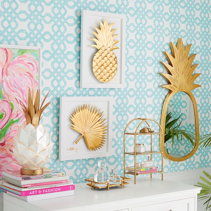Set Of 3 Lilly Pulitzer Tropics Wall Art Prints Pottery