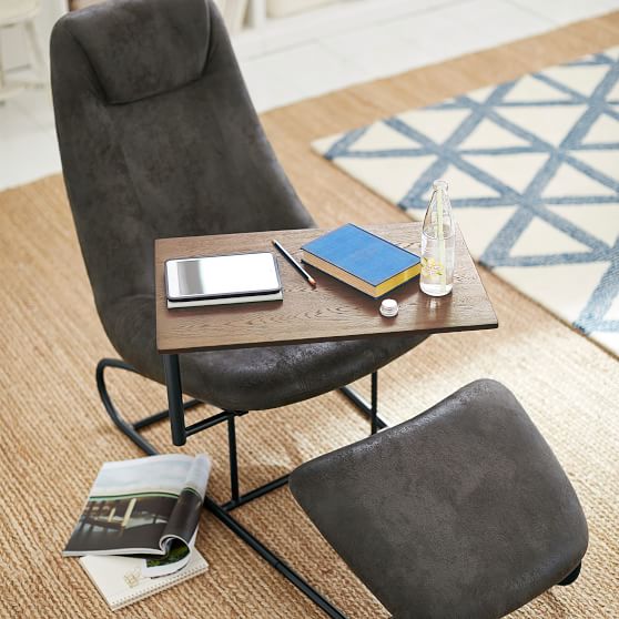 Charcoal Trailblazer Chaise Study Chair Desk Chair
