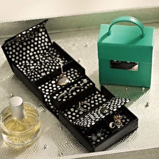 Classic Jewelry Travel Case Jewelry Storage Pottery Barn Teen