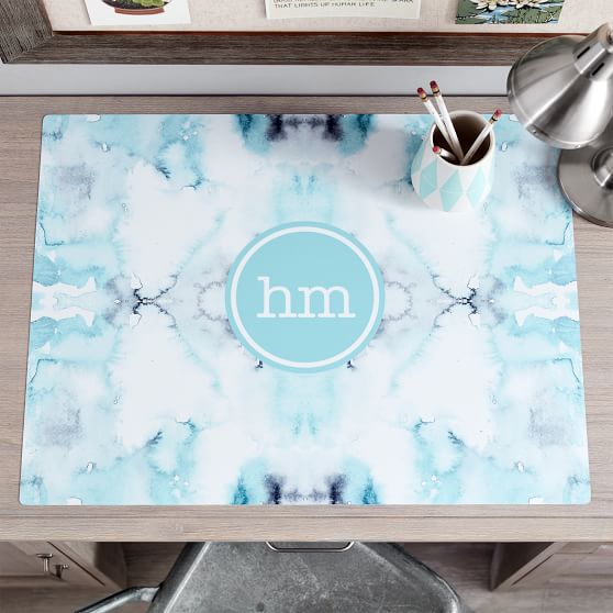 Personalized Desk Mat Tie Dye