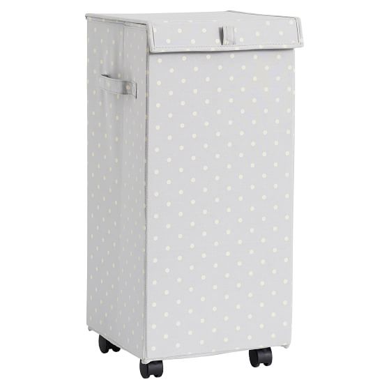 Wheeled College Laundry Hamper With Lid Pottery Barn Teen