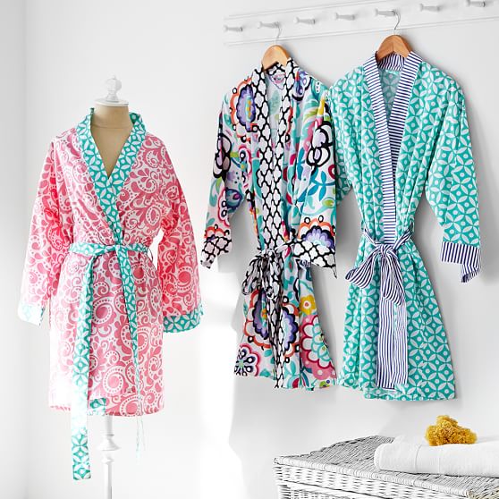 Cozy Cotton Teen Robe Pottery Barn Teen