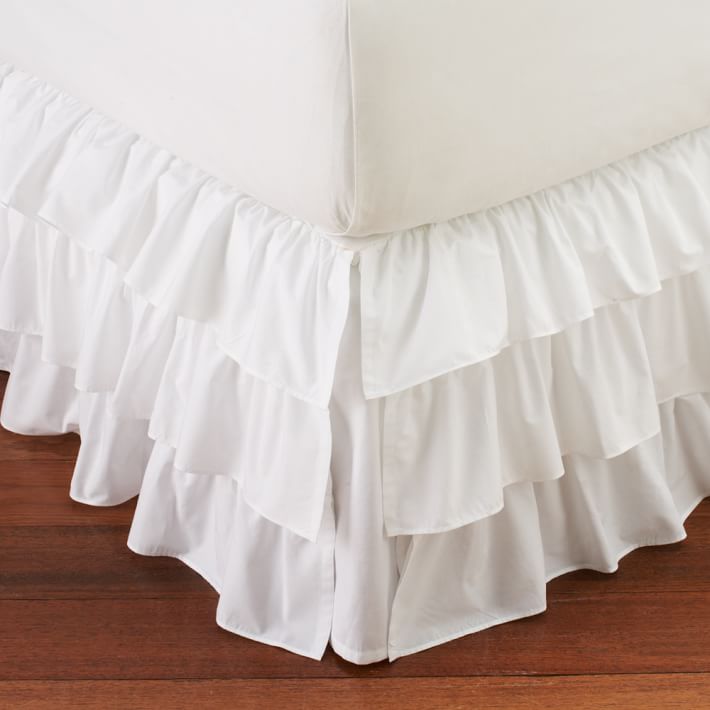 Ruffle Bed Skirt Pottery Barn Teen