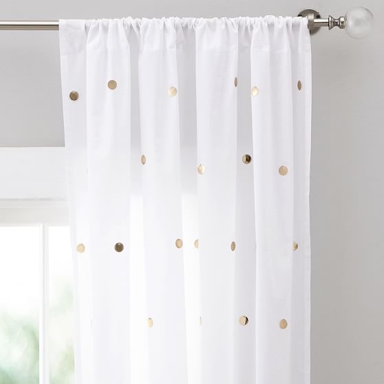 Shimmer Sheer Curtain Teen Curtains Pottery Barn Teen