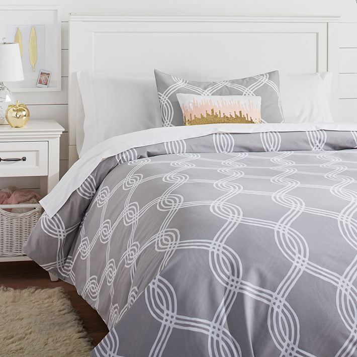 Infinity Stripe Girls Duvet Cover Standard Sham Sale Pottery