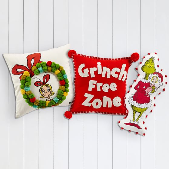 grinch pillow