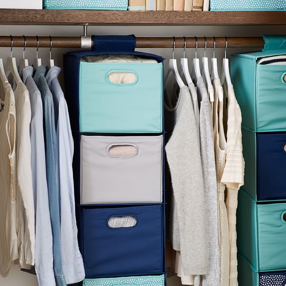 Closet Sweater Bins, Solid Dorm Storage Pottery Barn Teen