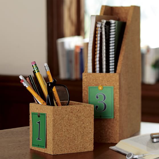 Cork Desk Accessories Desk Decor Pottery Barn Teen