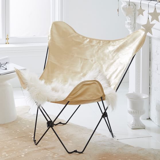 Furniture Pottery Barn Teen Butterfly Folding Bedroom Lounge Dorm