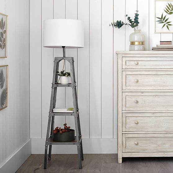 Industrial Ladder Teen Floor Lamp Pottery Barn