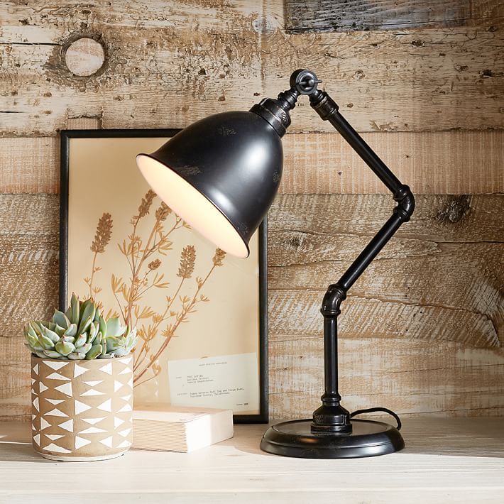 Galvanized Task Lamp Teen Pottery Barn