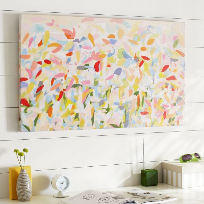 Petal Canvas Art 36 X22 Wall Prints Pottery Barn Teen