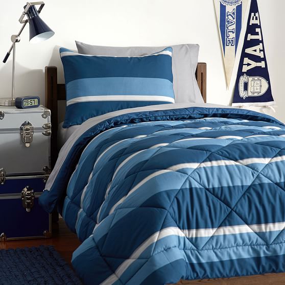 Block Stripe Deluxe Value Teen Comforter Pottery Barn Teen