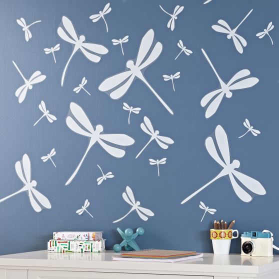 Dragonfly Stencil Icon Wall Decal Pottery Barn Teen
