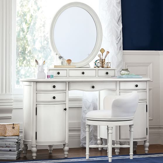 Sophie Vanity Table  Teen Vanity Sets  Pottery Barn Teen