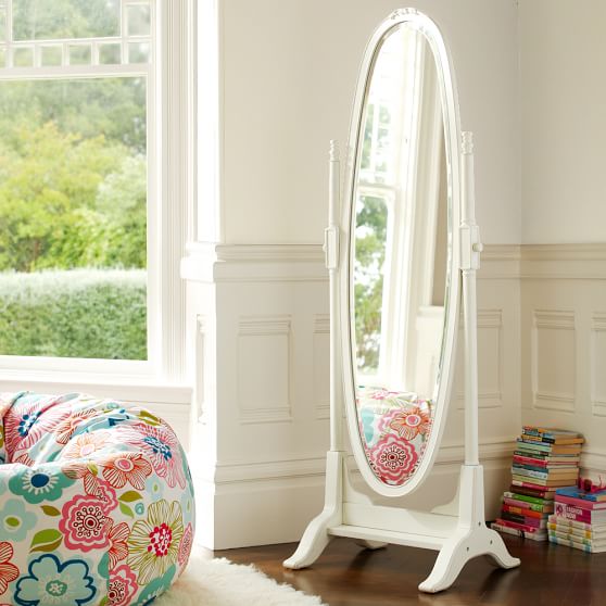 Lilac Floor Mirror Pottery Barn