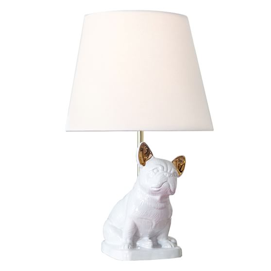 French Bulldog Table Lamp Teen Pottery Barn