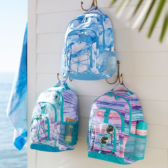 Cool TieDye Stripe Teen Backpack Pottery Barn Teen