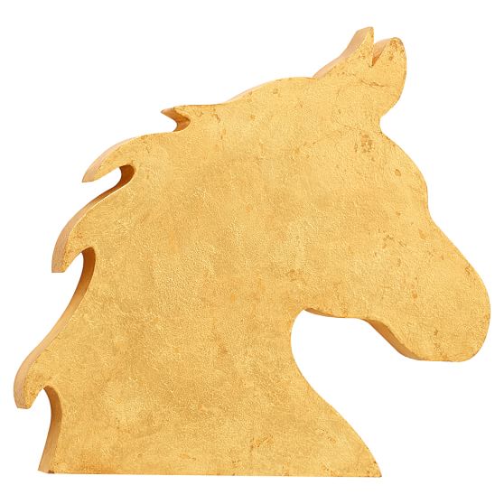 Gold Horse Wall Decor Wall Decor Pottery Barn Teen