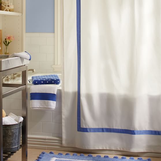 Suite Ribbon Shower Curtain Sale Pottery Barn Teen
