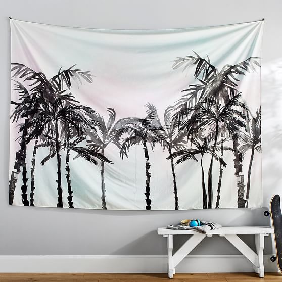 Palm Tree Tapestry Teen Decor Sale Pottery Barn Teen
