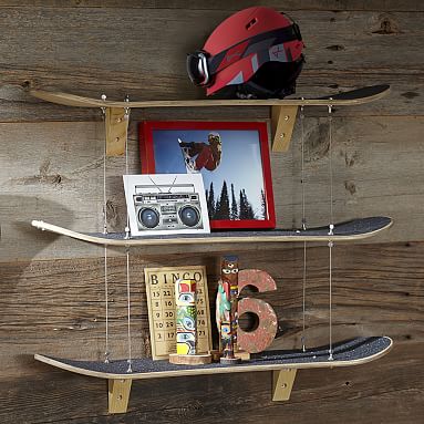 Skateboard Shelf | Pottery Barn Teen