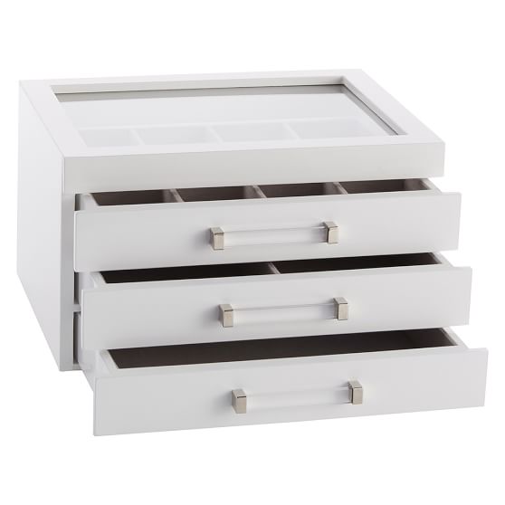 White Lacquer Jewelry Boxes Pottery Barn Teen