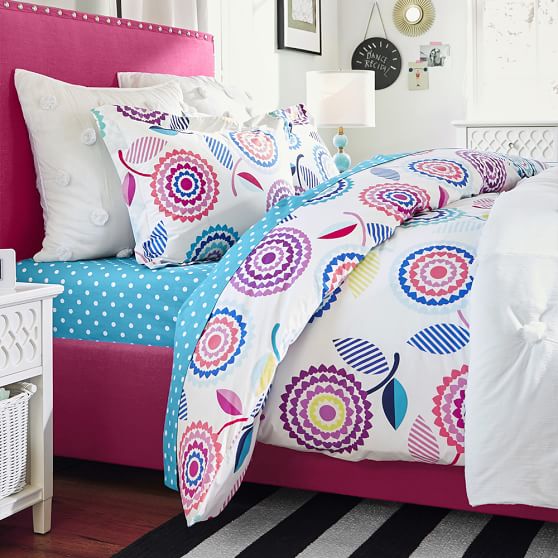 Lollipop Bouquet Duvet Cover Sham Pottery Barn Teen