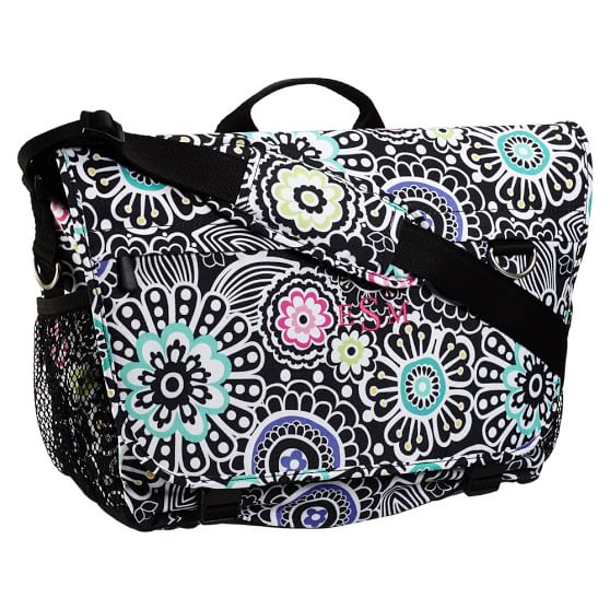 Gear Up Bright Blooms Messenger Bag Pottery Barn Teen