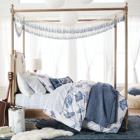 Organic Dandelion Girls Duvet Cover Pottery Barn Teen