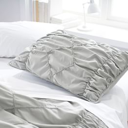 Textural Diamond Comforter + Sham