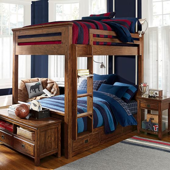 Rugby Stripe Reversible Boys Quilt Sale Pottery Barn Teen