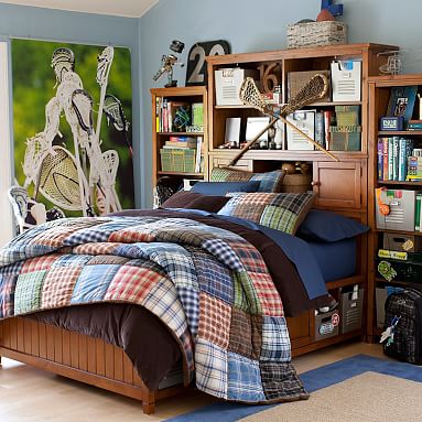 Lacrosse Wall Mural | Wall Decor | Pottery Barn Teen